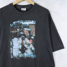 画像1: 2000's THE BEATLES ロックバンドプリントTシャツ BLACK XL (1)