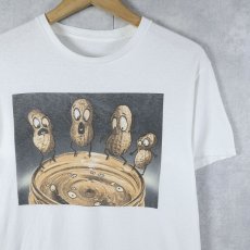 画像1: ピーナッツ イラストプリントTシャツ  (1)
