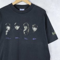 画像1: 90's THE BEATLES USA製 ロックバンドプリントTシャツ BLACK L (1)