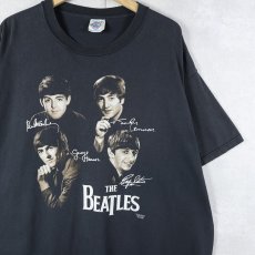 画像1: 2000's THE BEATLES ロックバンドプリントTシャツ BLACK XL (1)