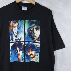 画像1: 2000's THE BEATLES ロックバンドプリントTシャツ BLACK L (1)