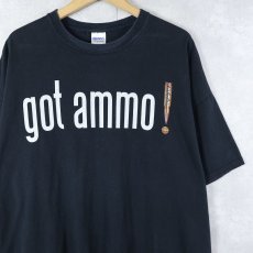 画像1: Cabela's "got ammo" 広告パロディプリントTシャツ BLACK 2XL (1)