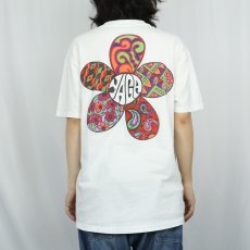 画像4: YAGA LOVE USA製 フラワープリントTシャツ XL (4)