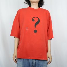 画像2: 90's SUNBELT USA製 "?" プリントTシャツ ONESIZE (2)