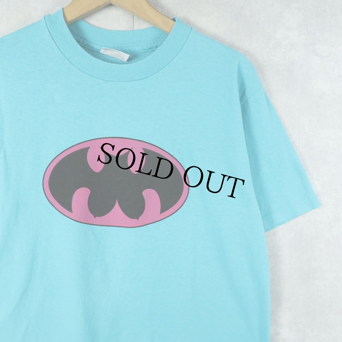 画像1: 90's USA製 "BATMAN" キャラクターパロディ エロプリントTシャツ L (1)