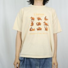 画像2: "Llamas" 四十八手 ラマ エロプリントTシャツ (2)