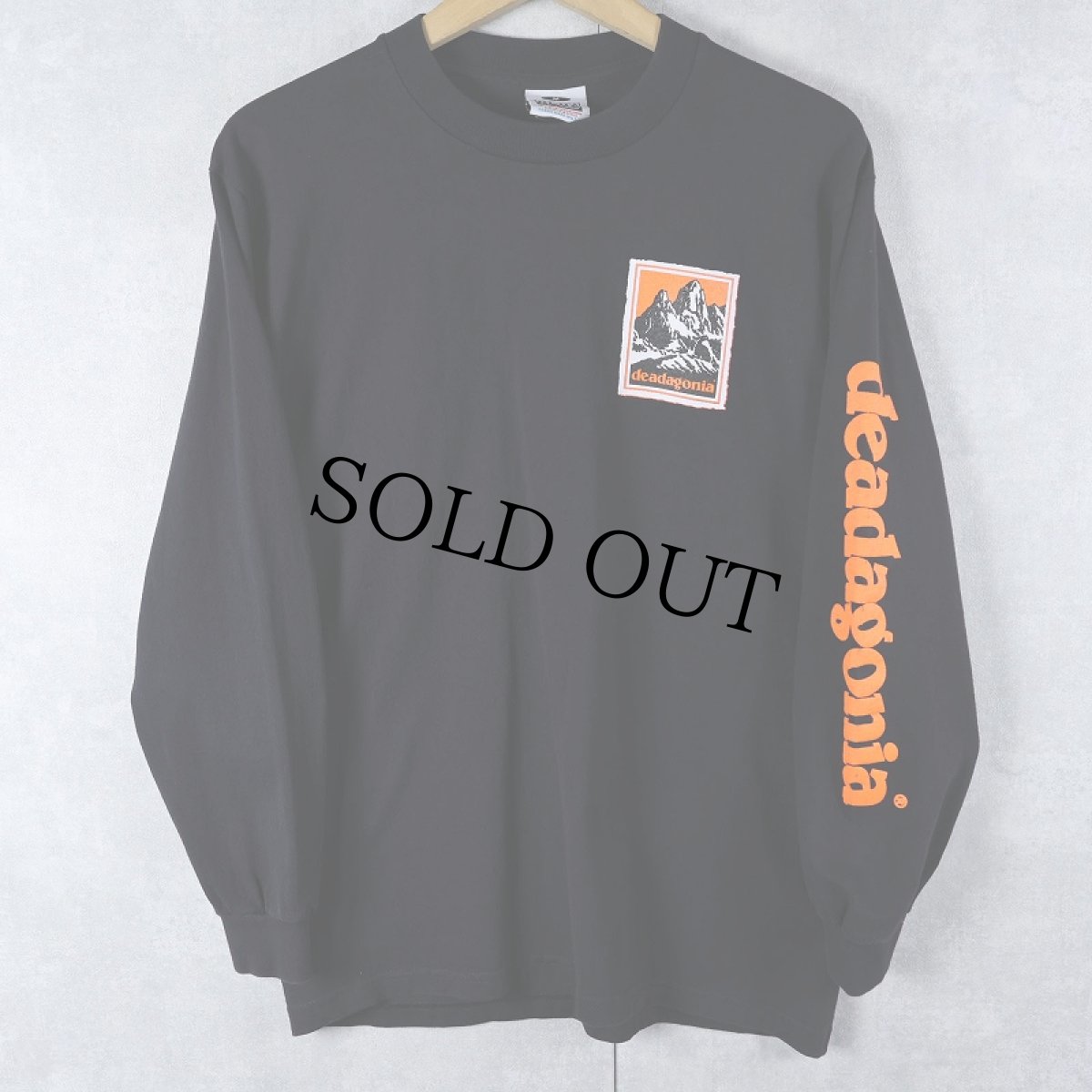画像2: PRO CLUB "deadagonia" パロディプリントロンT M (2)