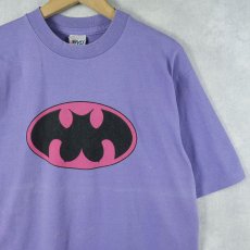 画像1: 90's CANADA製 "BATMAN" キャラクターパロディ エロプリントTシャツ M (1)
