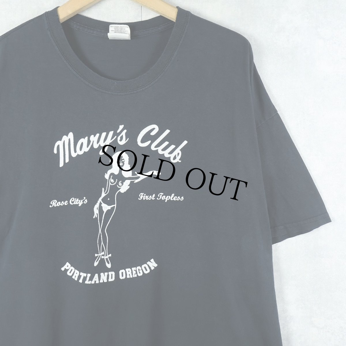 画像1: Mary's Club ストリップクラブプリントTシャツ XL (1)