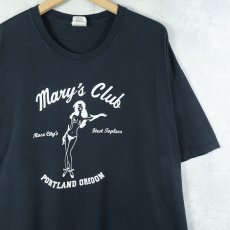 画像1: Mary's Club ストリップクラブプリントTシャツ XL (1)