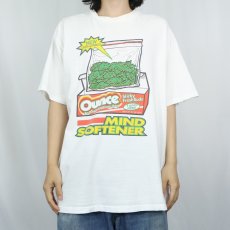 画像2: 90's BALZOUT USA製 "MIND SOFTNER" ガンジャプリントTシャツ XL (2)