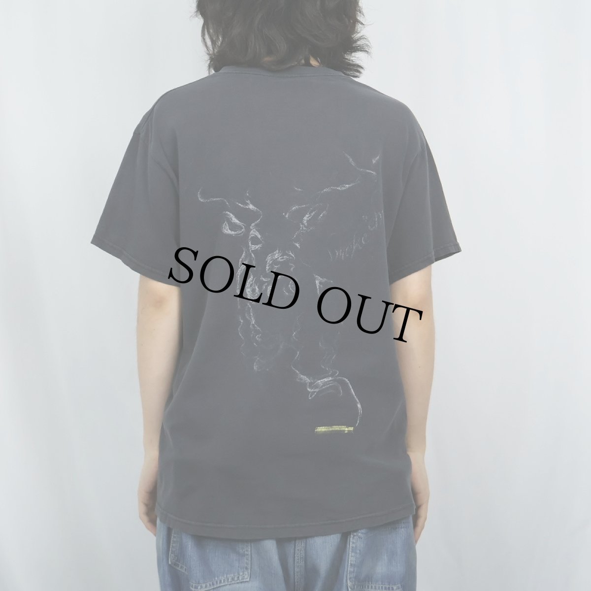 画像4: BUCK WEAR SMOKE'EM アニマルプリントTシャツ BLACK  (4)