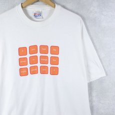 画像1: "if you had the power to change the world, would you?" メッセージプリントTシャツ XL (1)