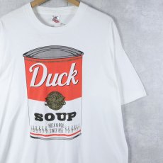 画像1: 90's USA製 "DUCK SOUP ROCK N' ROLL SINCE 1955" パロディプリントTシャツ XL (1)