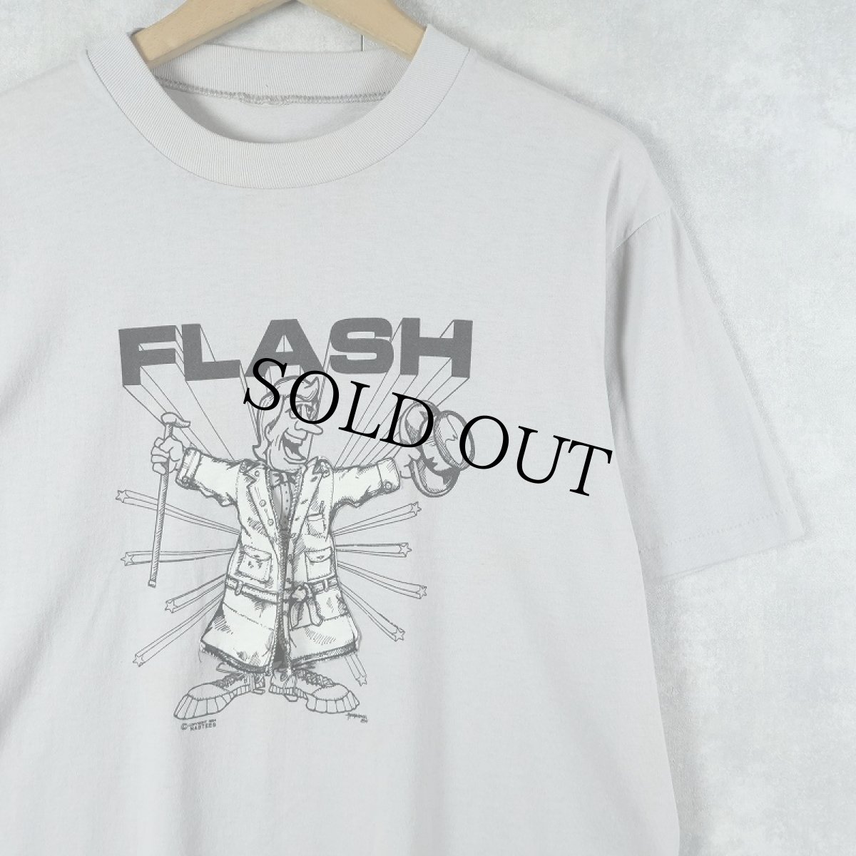 画像2: 80's "FLASH" ギミック エロプリントTシャツ (2)