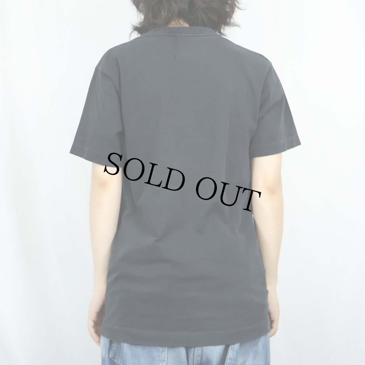 画像3: 90's エディンバラ芸術祭 ツーフェイス アートプリントTシャツ BLACK (3)