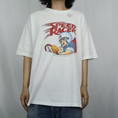 画像2: 2000's SPEED RACER アニメプリントTシャツ XL (2)