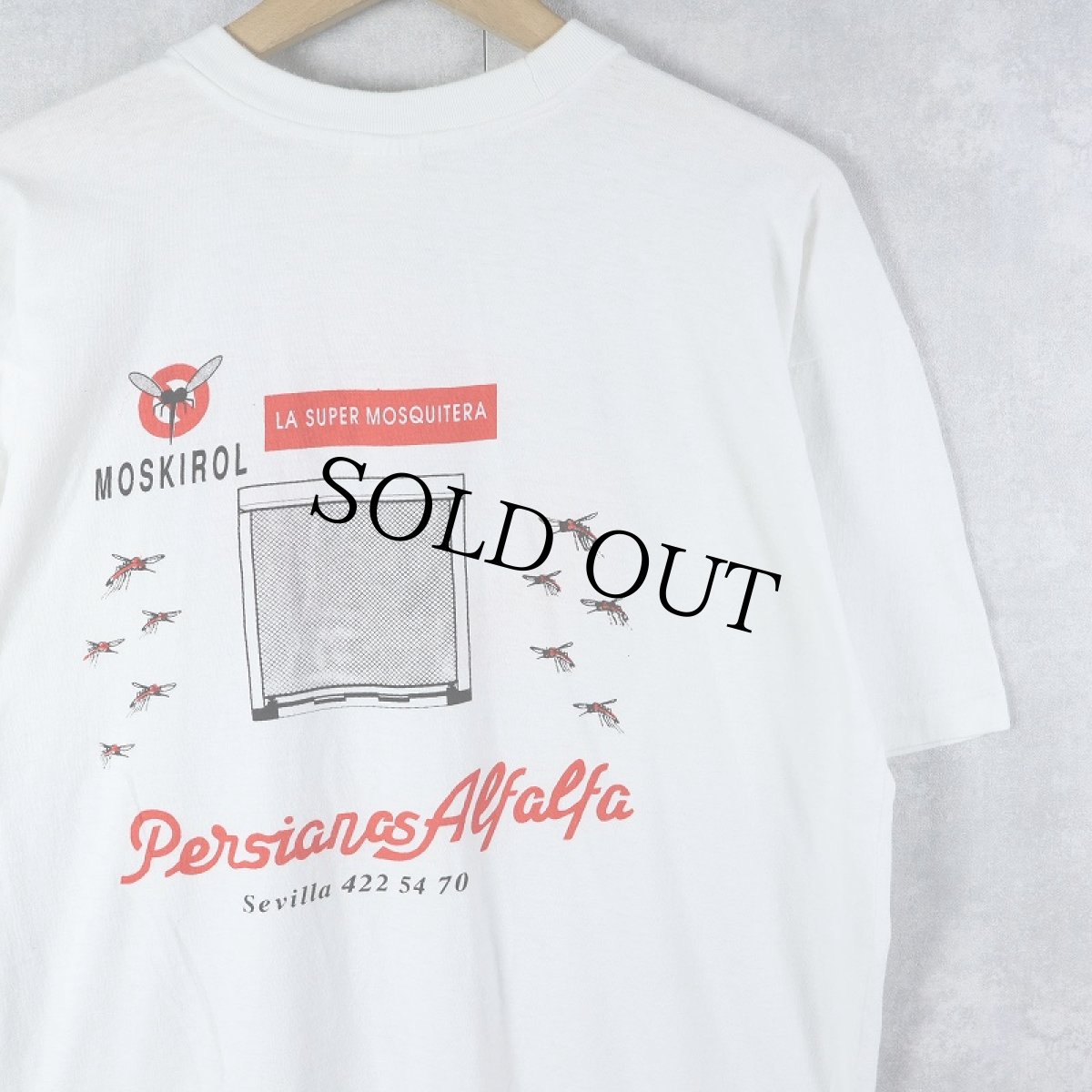 画像2: 90's Persiaras Alfalfa ブラインドメーカー プリントTシャツ XL (2)