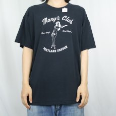 画像2: Mary's Club ストリップクラブプリントTシャツ XL (2)