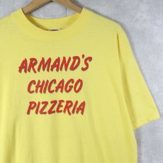 画像2: 90's ARMAND'S CHICAGO PIZZERIA USA製 ピザショッププリントTシャツ XL (2)