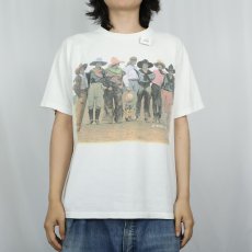 画像2: 90's〜 BOB WADE "COWGIRLS" フォトプリントTシャツ  (2)