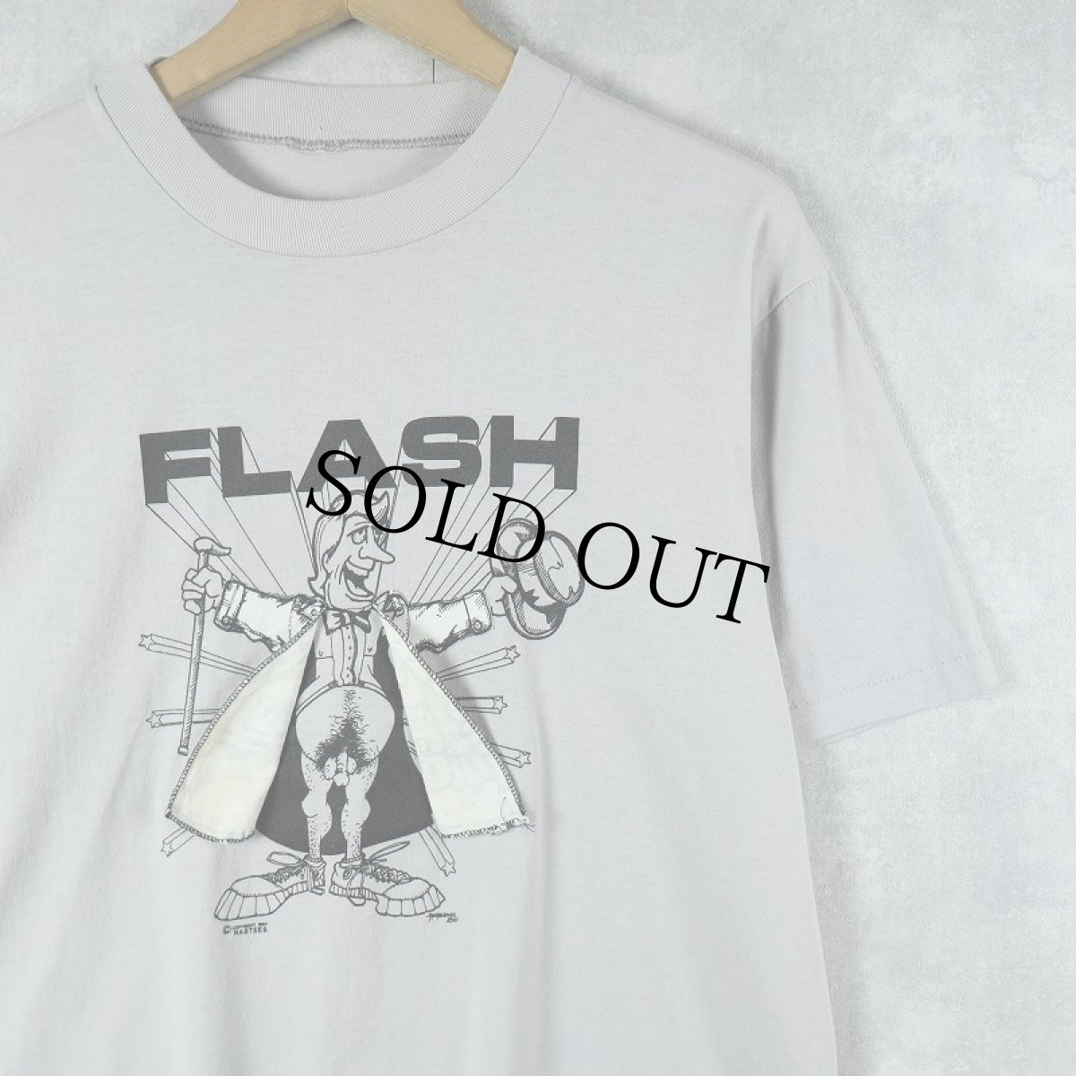 画像1: 80's "FLASH" ギミック エロプリントTシャツ (1)