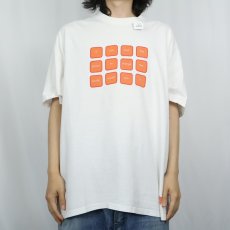 画像3: "if you had the power to change the world, would you?" メッセージプリントTシャツ XL (3)