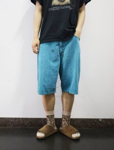 画像2: 90's Levi's USA製 ストライプ柄 コットンショーツ W34 (2)