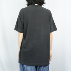画像3: 90's TREND BASICS USA製 無地ポケットTシャツ BLACK L (3)