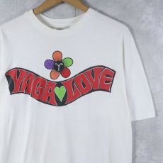 画像1: YAGA LOVE USA製 フラワープリントTシャツ XL (1)