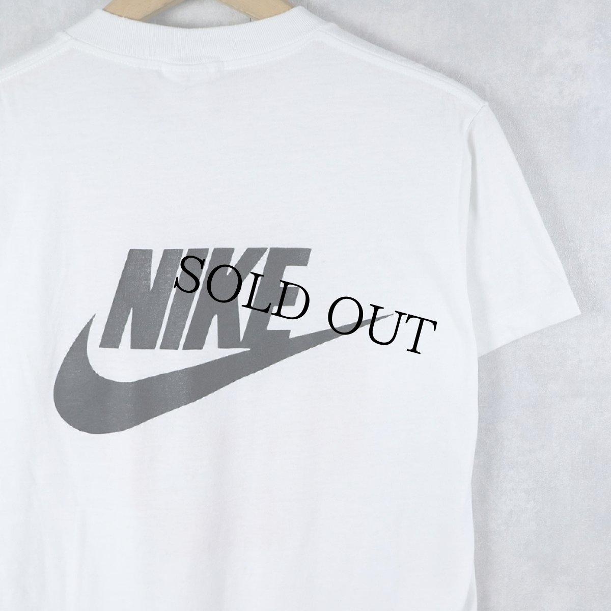 画像2: 90's NIKE USA製 "JUST SAY NO! TO DRUGS" メッセージプリントTシャツ M  (2)