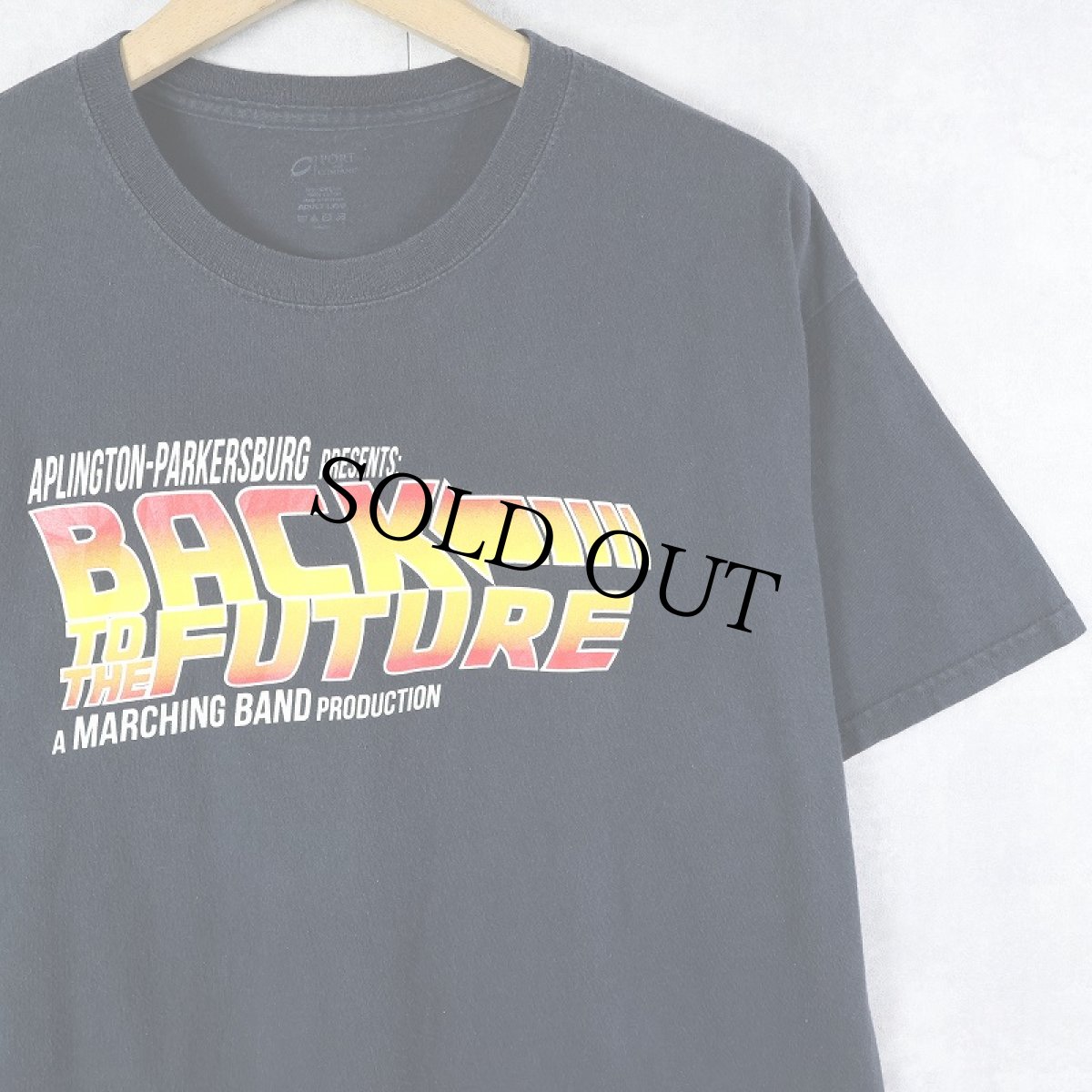画像1: BACK TO THE FUTURE SF映画 プリントTシャツ (1)