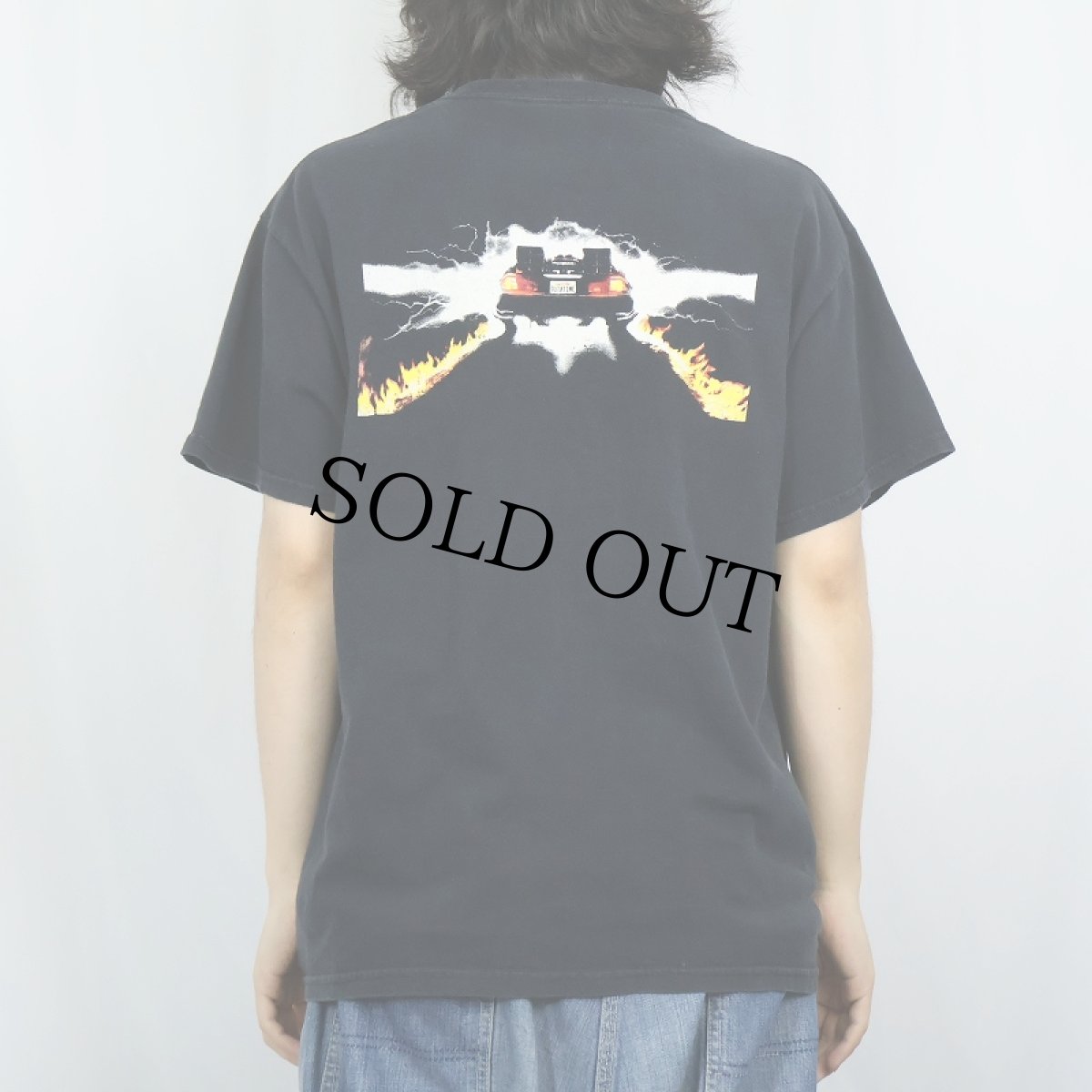画像4: BACK TO THE FUTURE SF映画 プリントTシャツ (4)