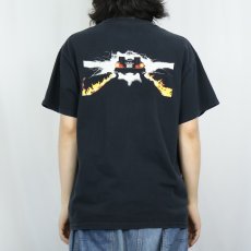 画像4: BACK TO THE FUTURE SF映画 プリントTシャツ (4)