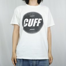 画像2: CUFF レコードレーベル ロゴプリントTシャツ L (2)