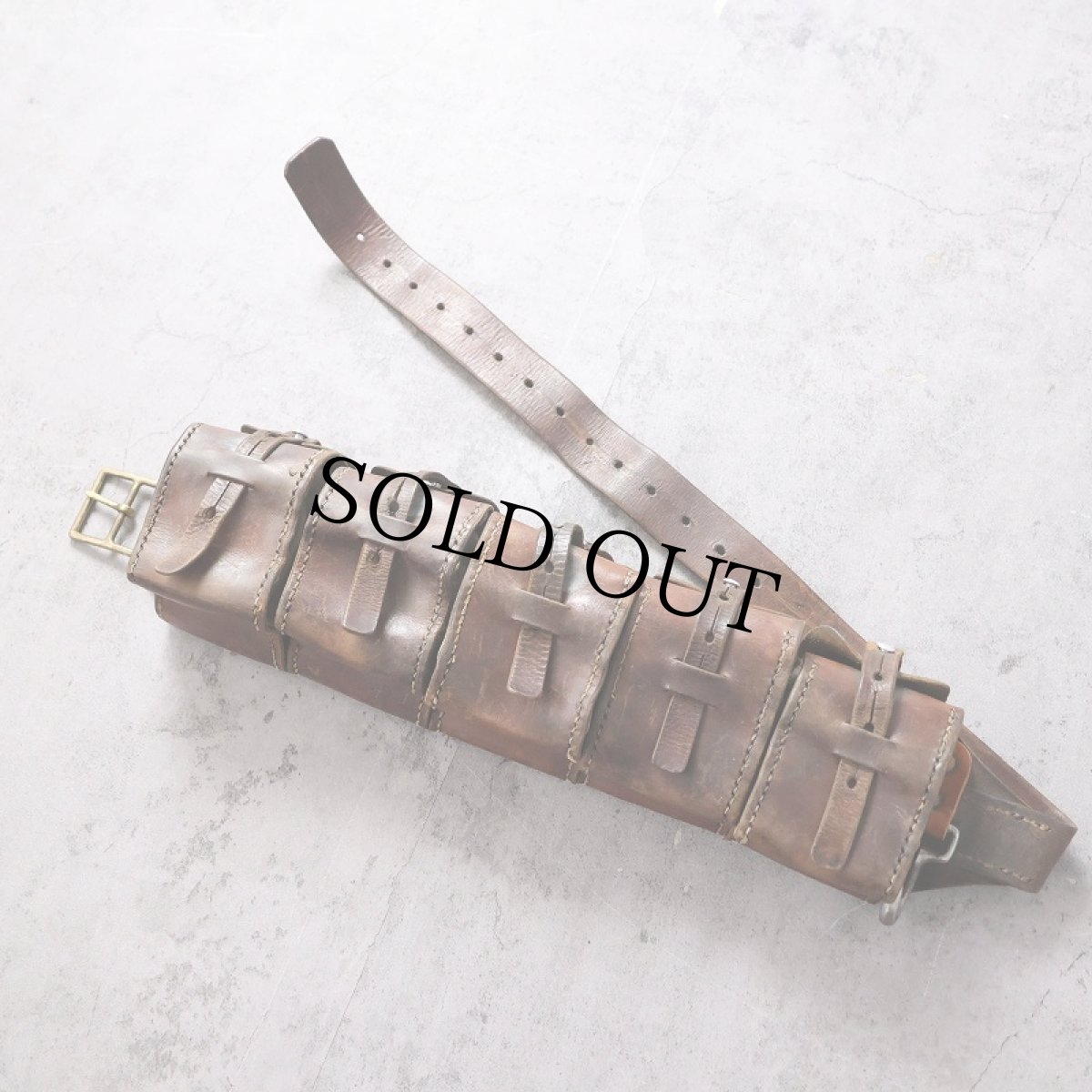 画像2: Swedish Army Bandolier Pouch (2)
