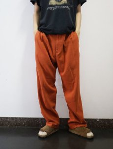 画像2: TRUST 2タック リネン×レーヨンスラックス W35 (2)