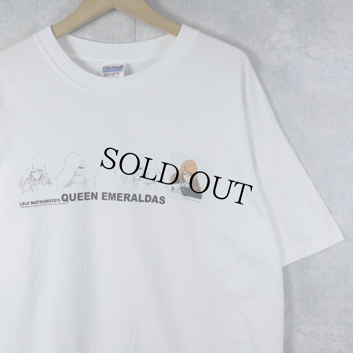 画像1: 90's Queen Emeraldas マンガプリントTシャツ XL (1)