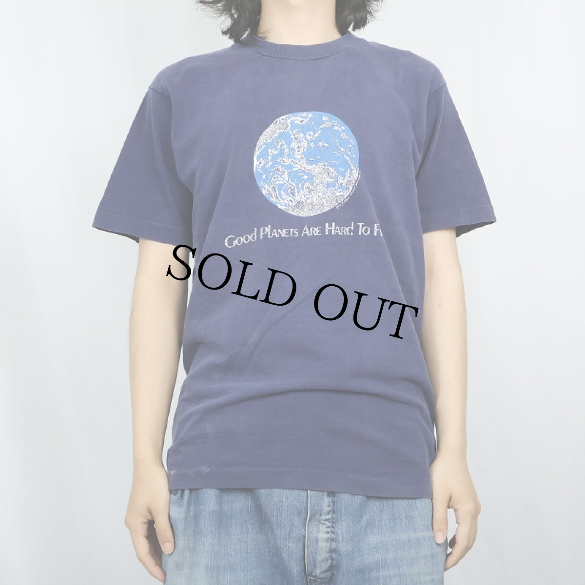 画像2: 90's "Good Planets are Hard to Find" プリントTシャツ M (2)