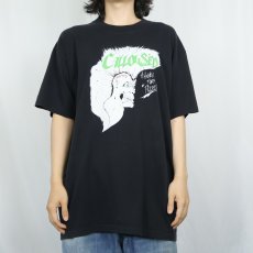 画像3: 90's USA製 "CALLOUSED" プリントTシャツ BLACK XL (3)