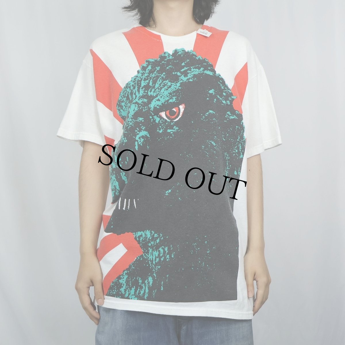 画像2: 2008 GODZILLA キャラクター大判プリントTシャツ L (2)