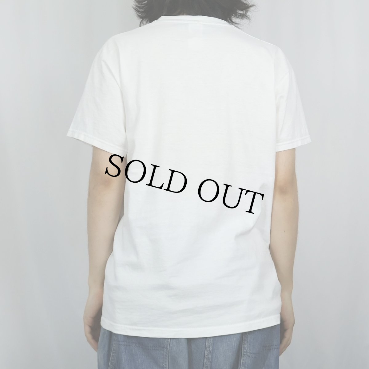 画像3: CUFF レコードレーベル ロゴプリントTシャツ L (3)