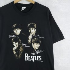 画像1: 2000's THE BEATLES ロックバンドプリントTシャツ BLACK L (1)