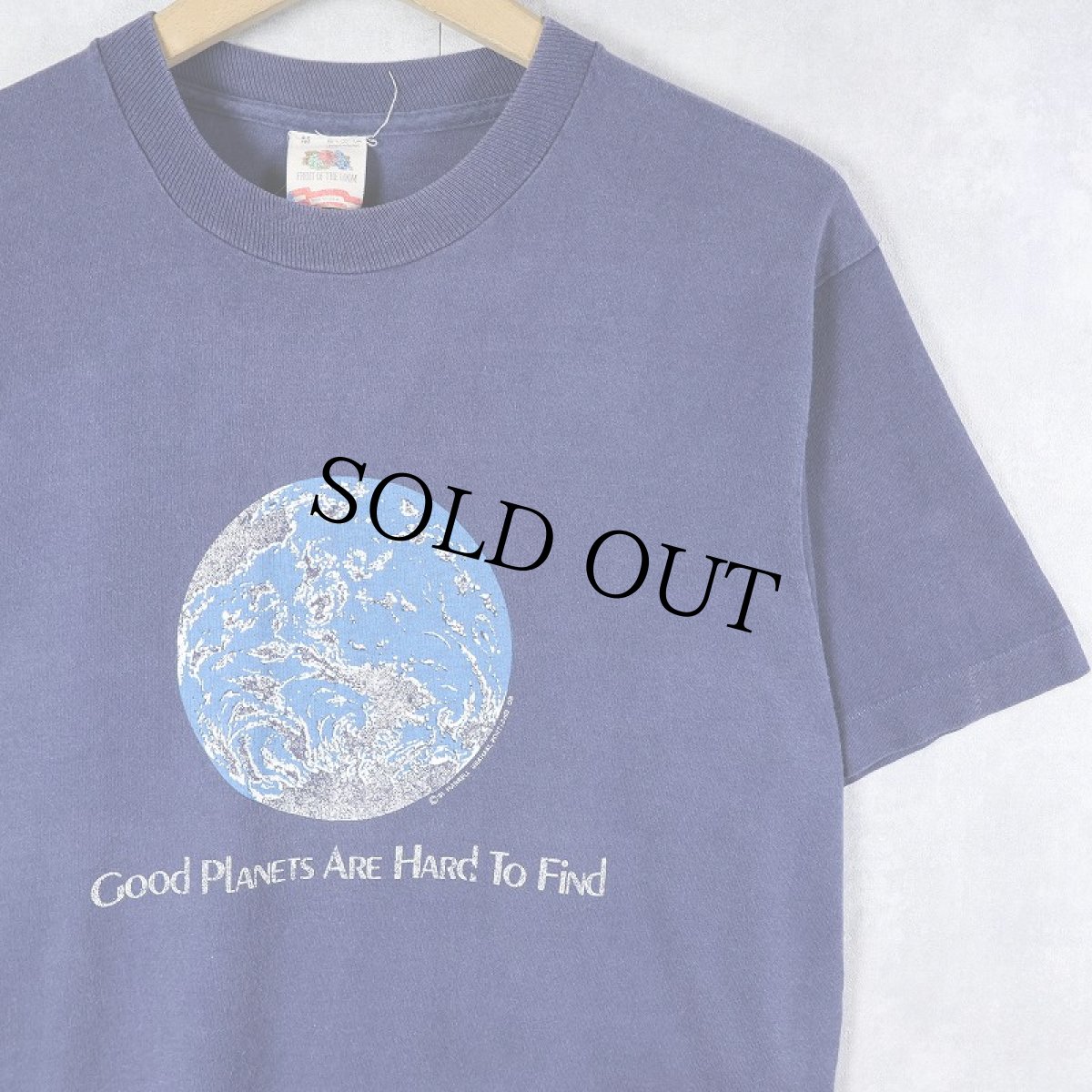 画像1: 90's "Good Planets are Hard to Find" プリントTシャツ M (1)