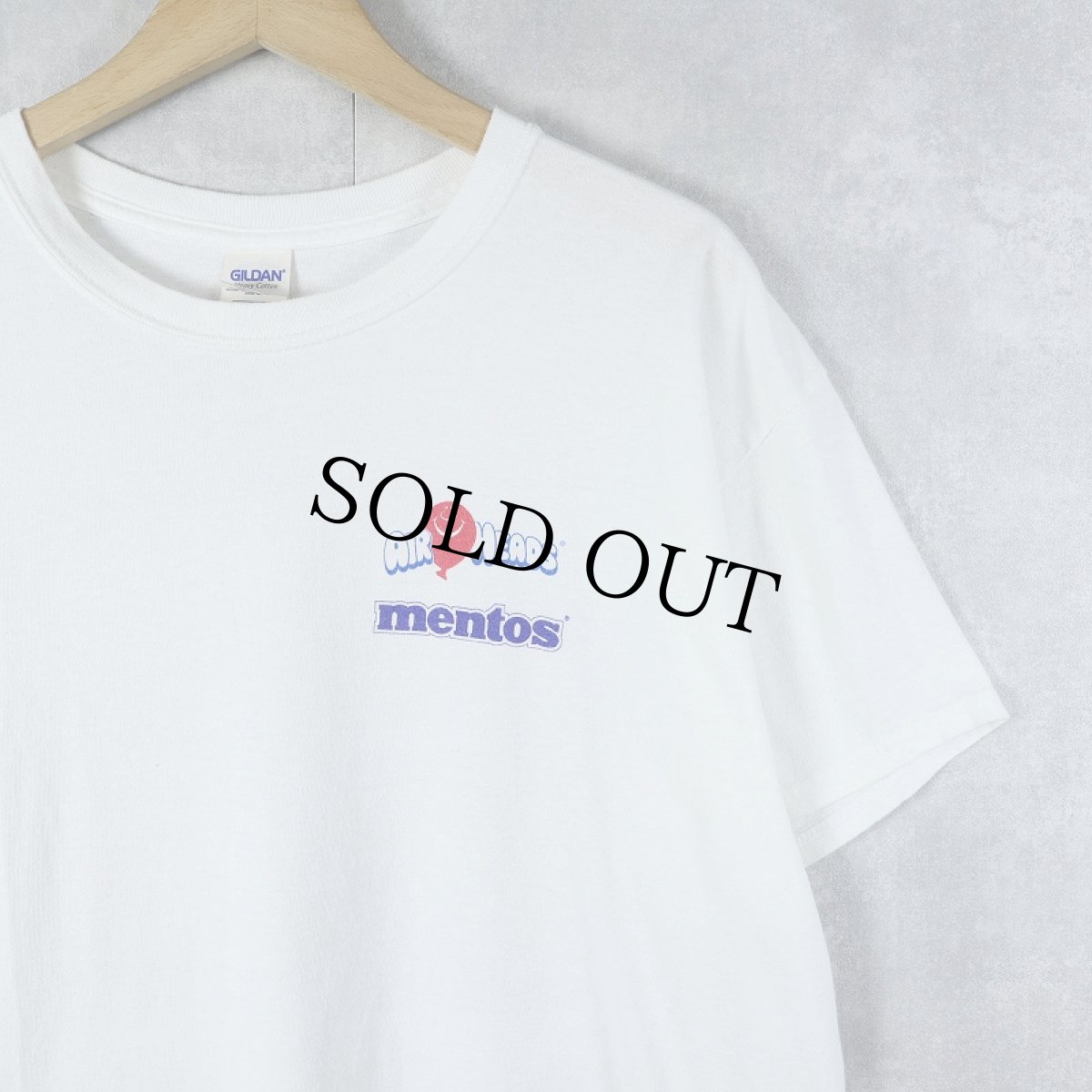 画像2: AIR HEADS × mentos お菓子プリントTシャツ L (2)