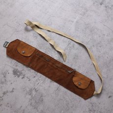 画像2: 60's Suede Leather Purse Belt (2)