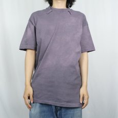 画像2: 90's Wild West USA製 デザイン 無地Tシャツ L (2)