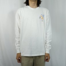 画像3: 90's JOHN LENNON USA製 "the less I know for sure." ミュージシャンプリントロンT L (3)