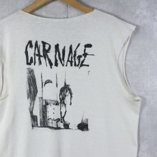 画像2: 80〜90's "DREAD" カットオフスリーブ プリントTシャツ (2)