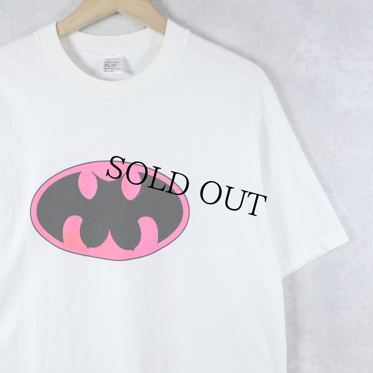画像1: 90's USA製 "BATMAN" キャラクターパロディ エロプリントTシャツ XL (1)
